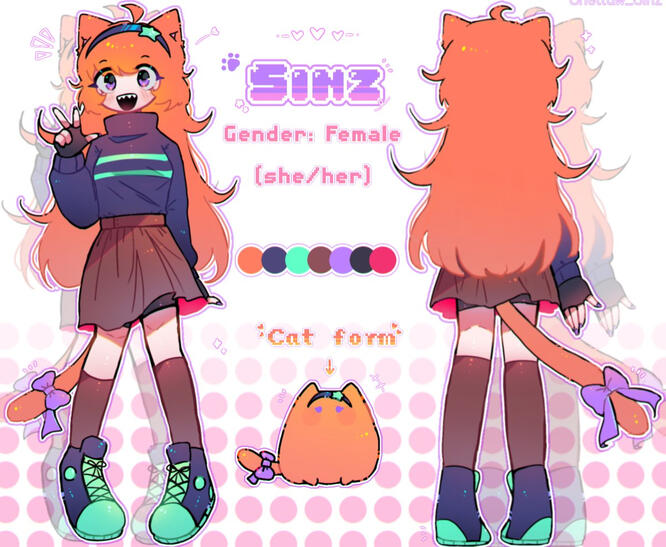 Sinz-My sona/mascot(2018)